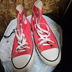 GUC Red High Top Converse